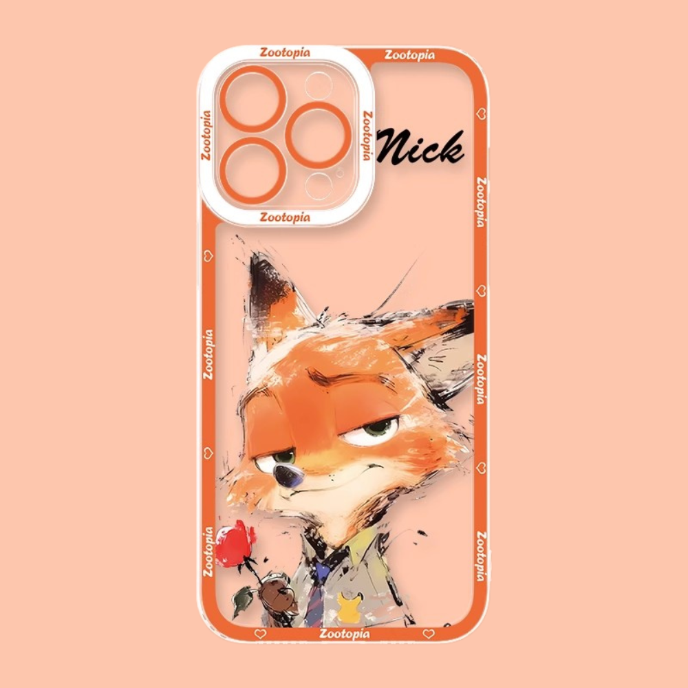 瘋狂動物城天使眼透明防摔軟殼-ZUIHANG SHOP