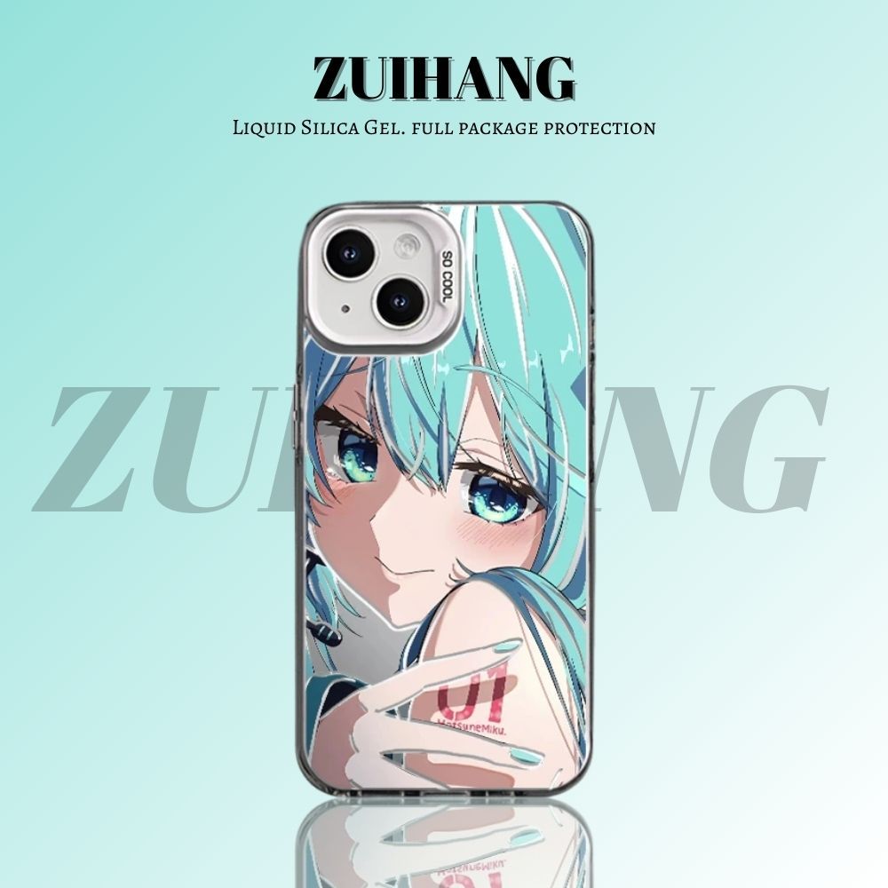 【大集合3.0】動漫彩銀線條漸變防摔手機殼