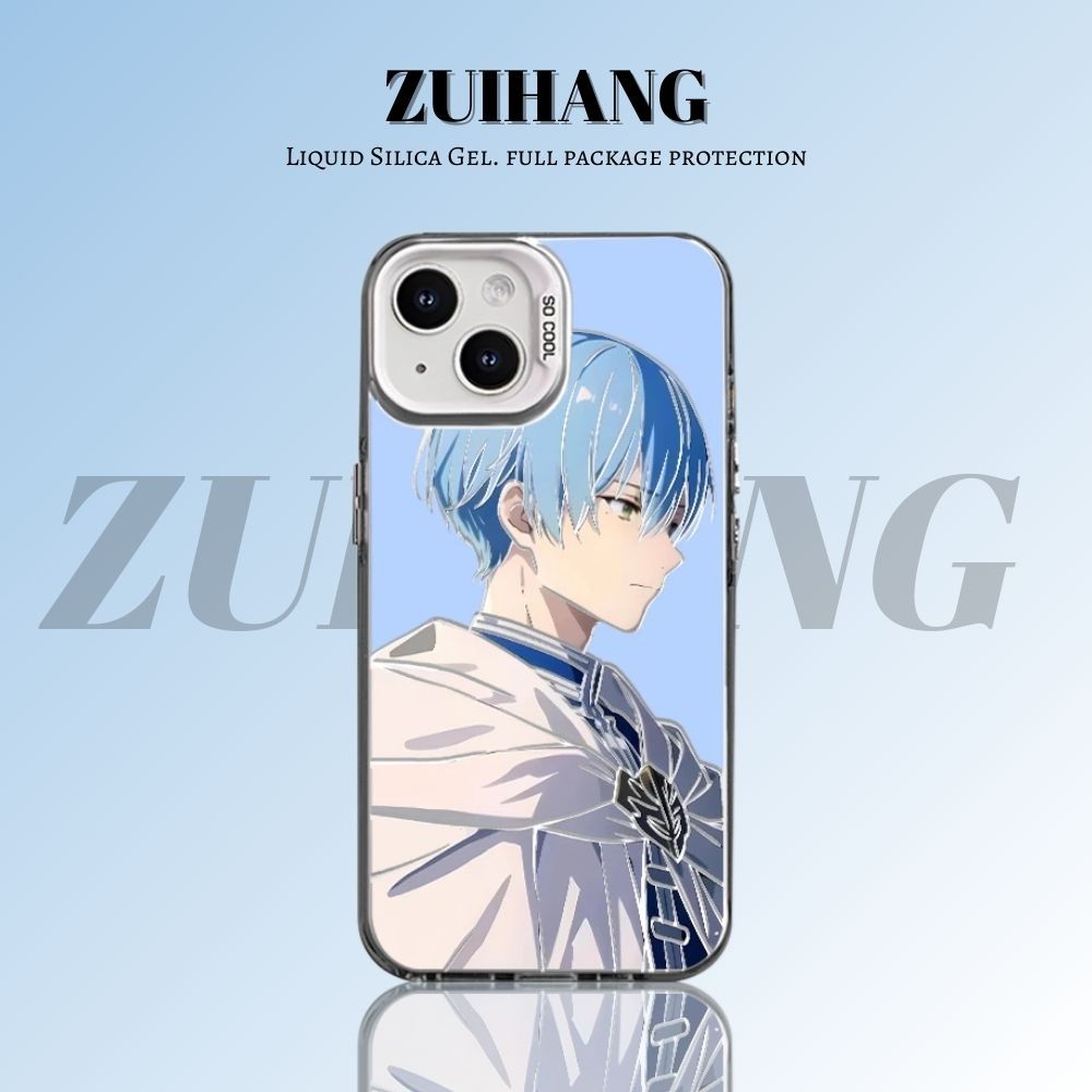 【大集合3.0】動漫彩銀線條漸變防摔手機殼