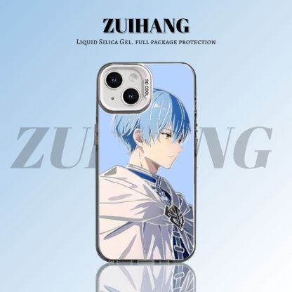 【大集合3.0】動漫彩銀線條漸變防摔手機殼