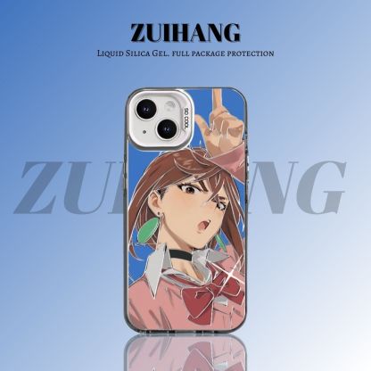 【大集合3.0】動漫彩銀線條漸變防摔手機殼