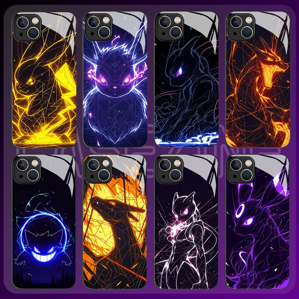 寶可夢新款高清全包防摔玻璃殼