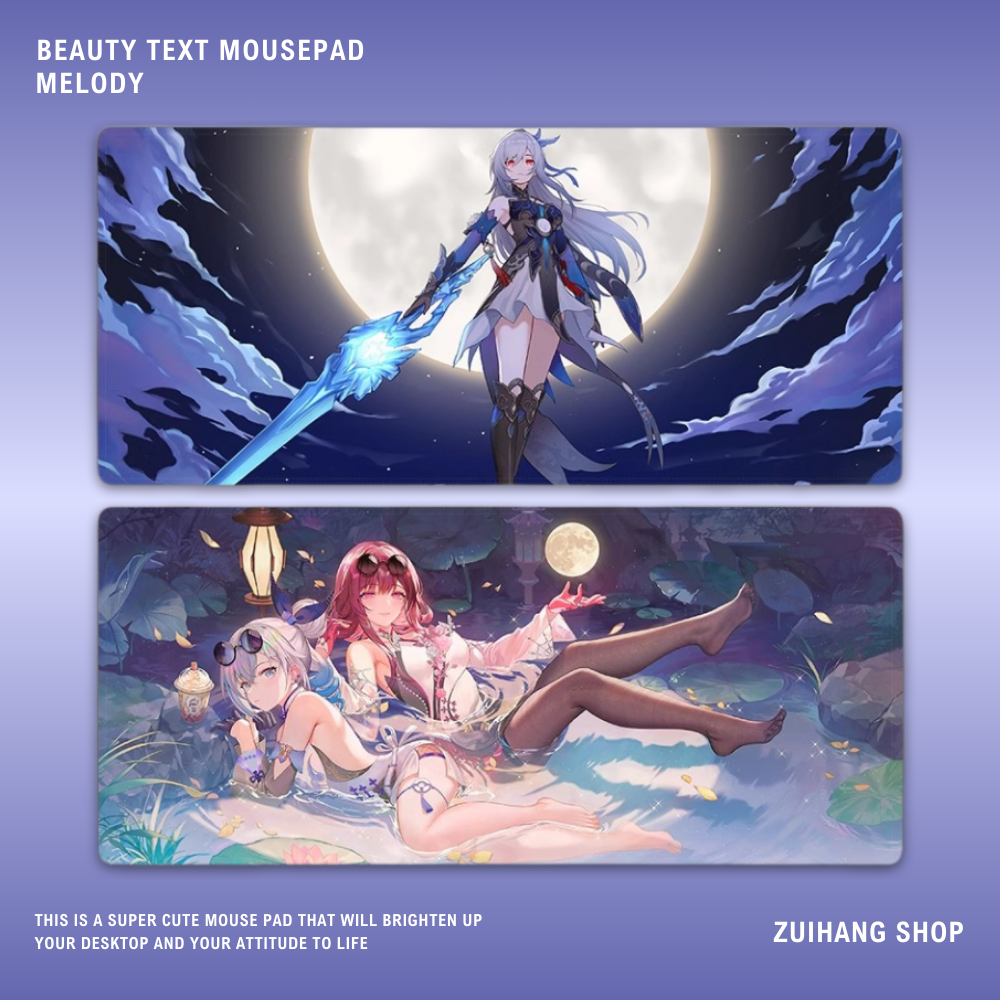 崩壞星穹鐵道電競超大遊戲加厚防滑鼠標墊