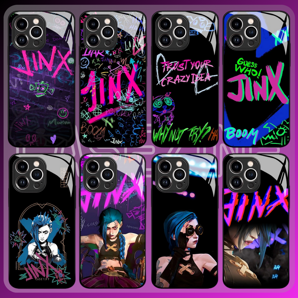 吉茵珂絲新款高清全包防摔玻璃殼