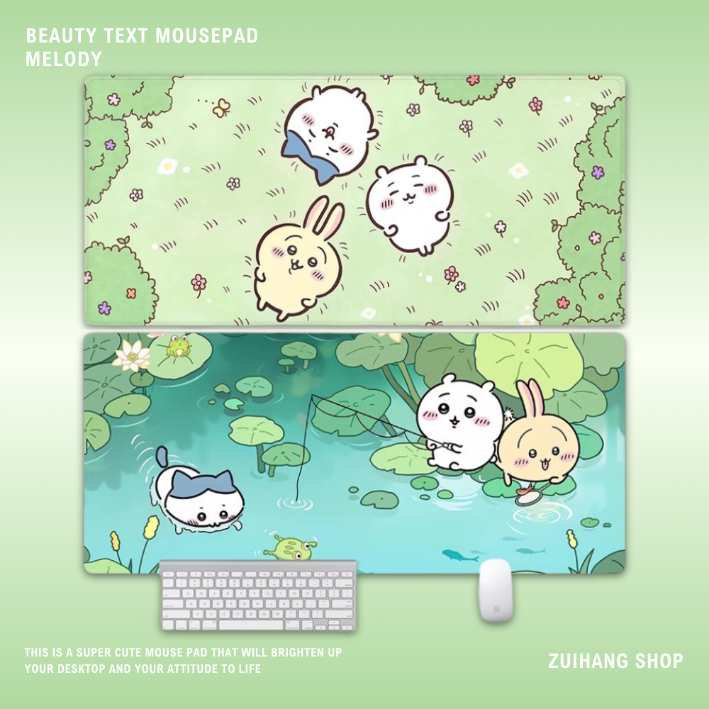 Chiikawa電競超大遊戲加厚防滑鼠標墊