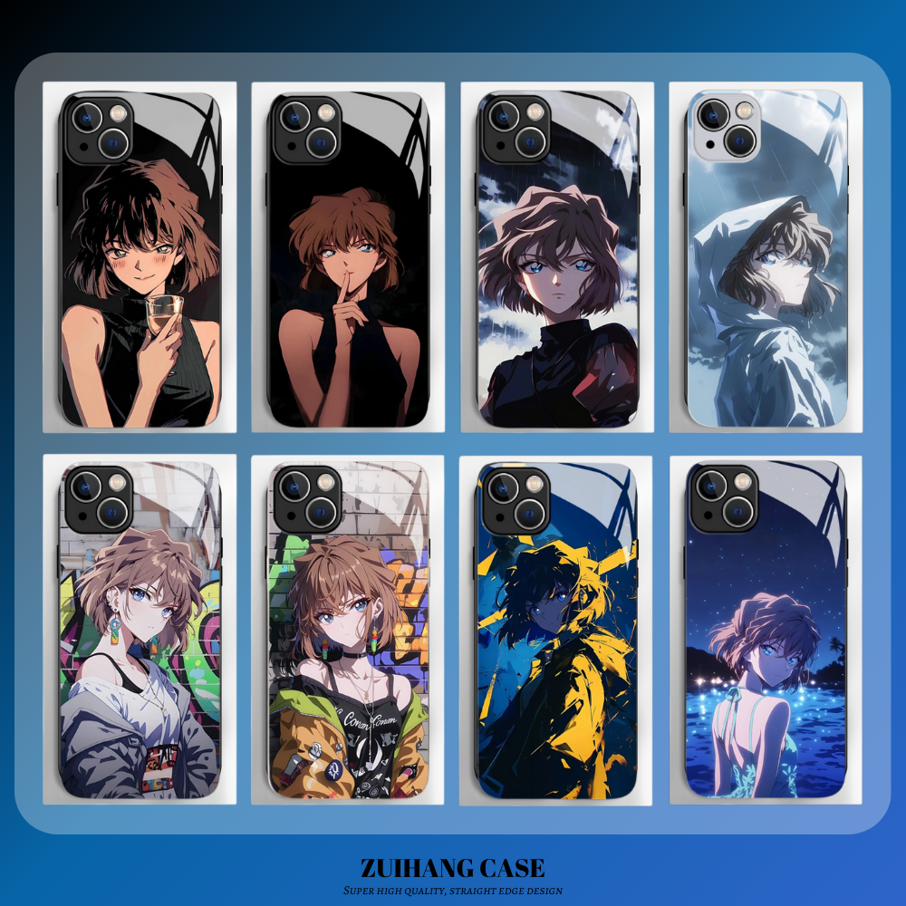 名偵探柯南新款高清全包防摔玻璃殼