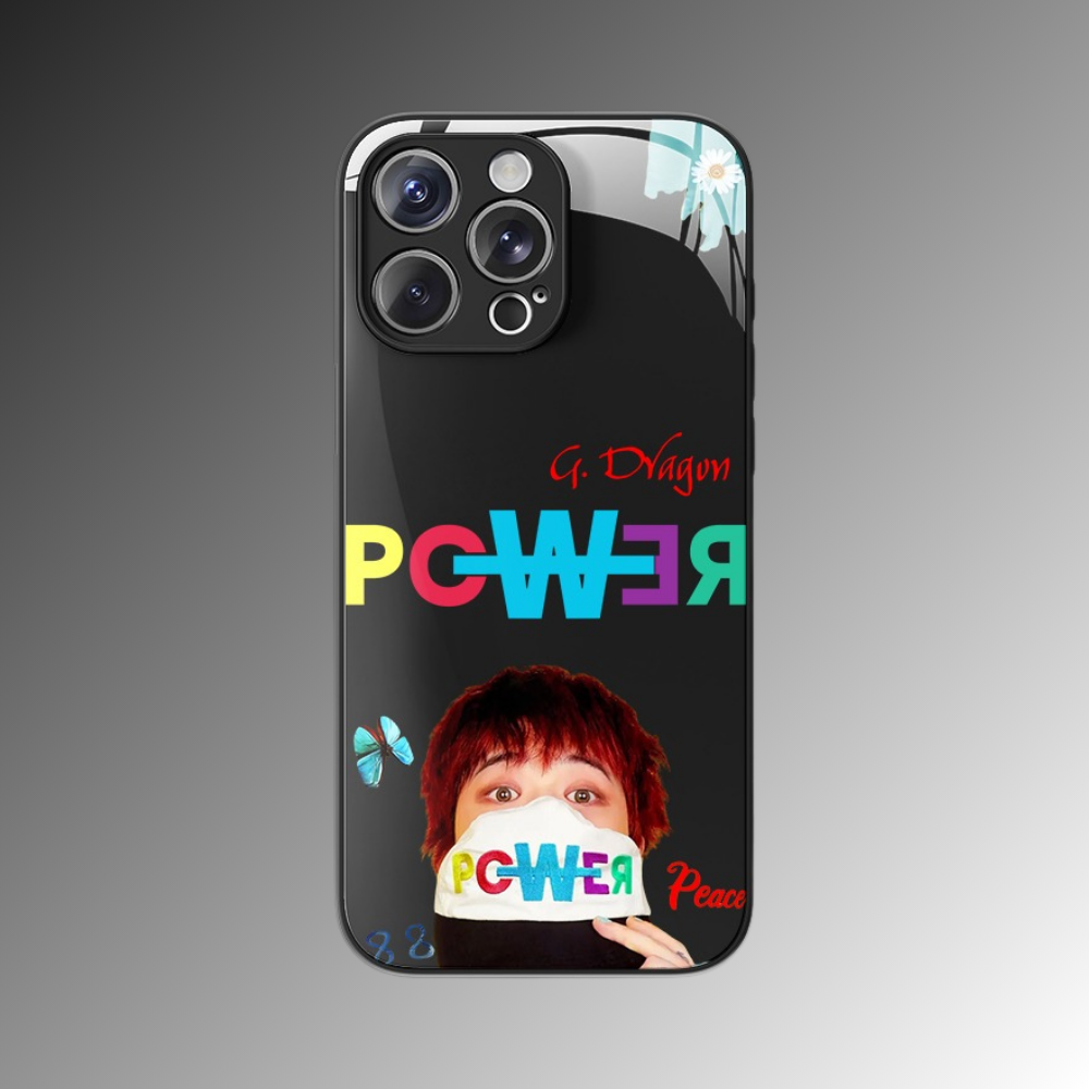 GD權志龍新款高清全包防摔玻璃殼