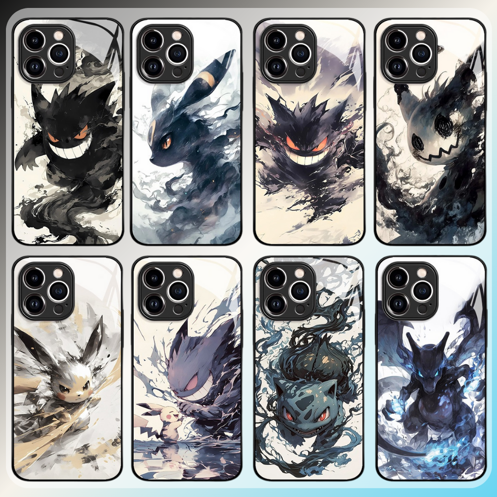 寶可夢新款高清全包防摔玻璃殼