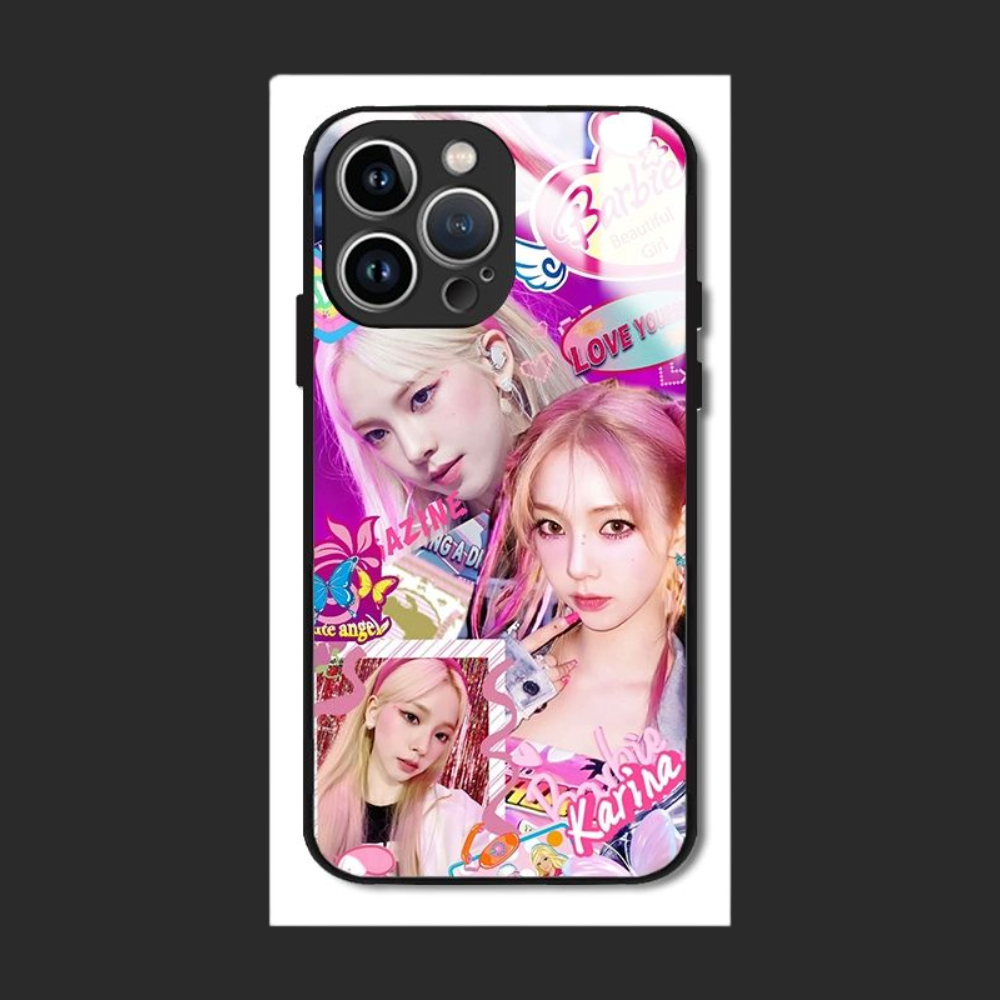 kpop新款高清全包防摔玻璃殼