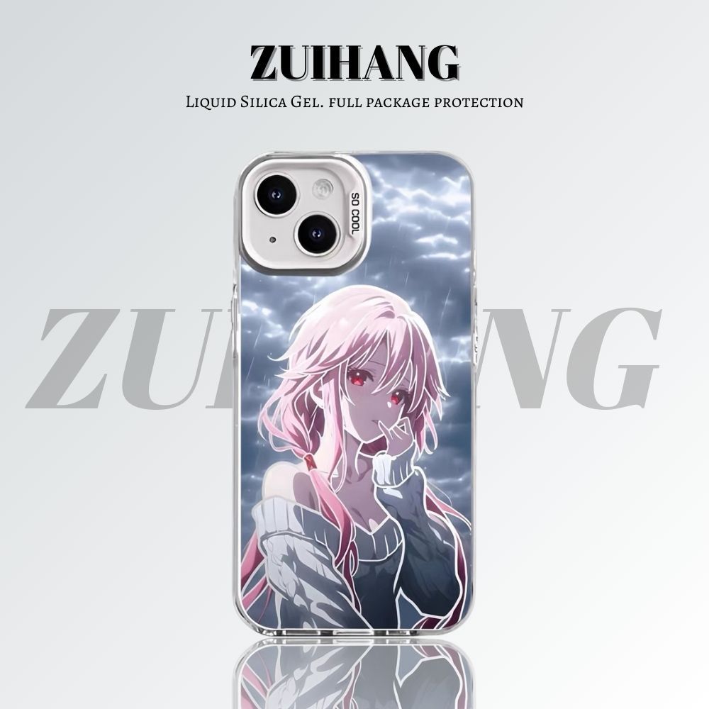 【大集合1.0】動漫彩銀線條漸變防摔手機殼