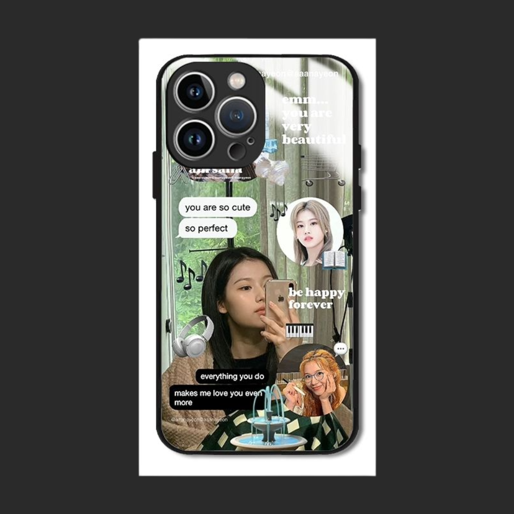 kpop新款高清全包防摔玻璃殼