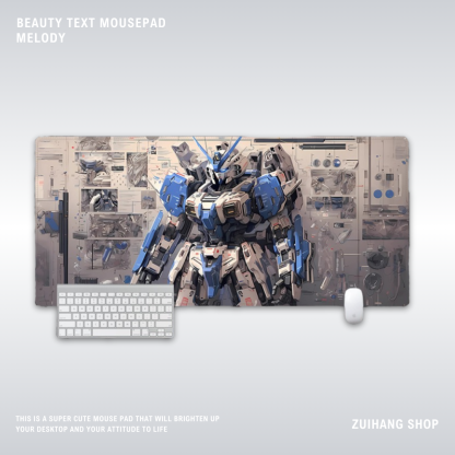 機動戰士鋼彈電競超大遊戲加厚防滑鼠標墊