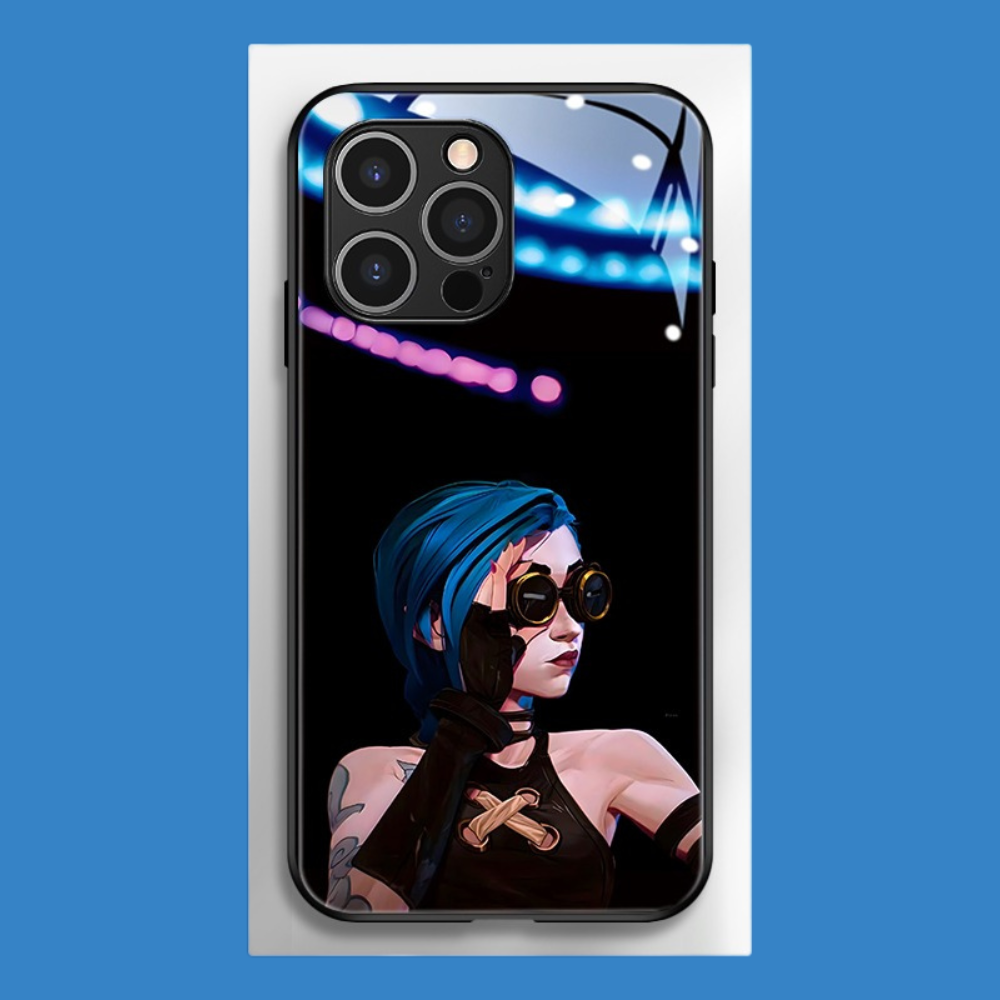 英雄聯盟新款高清全包防摔玻璃殼