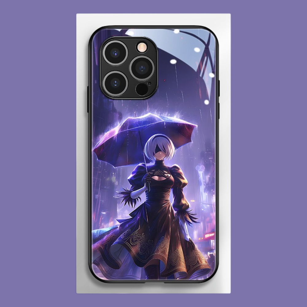 尼爾機械紀元新款高清全包防摔玻璃殼