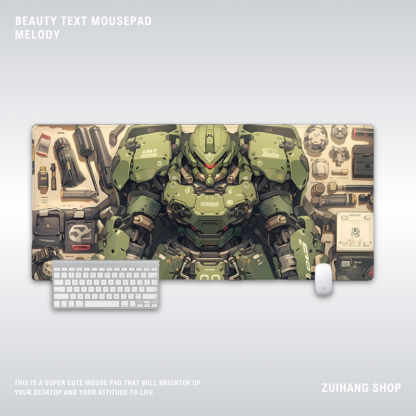 機動戰士鋼彈電競超大遊戲加厚防滑鼠標墊