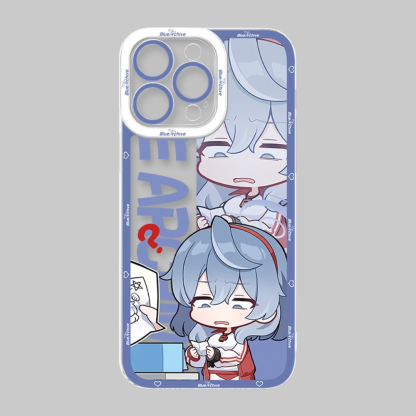 蔚藍檔案天使眼透明防摔軟殼