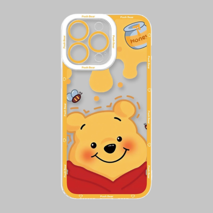 小熊維尼天使眼透明防摔軟殼