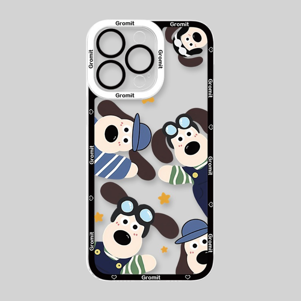 Gromit掌門狗天使眼透明防摔軟殼