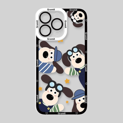 Gromit掌門狗天使眼透明防摔軟殼