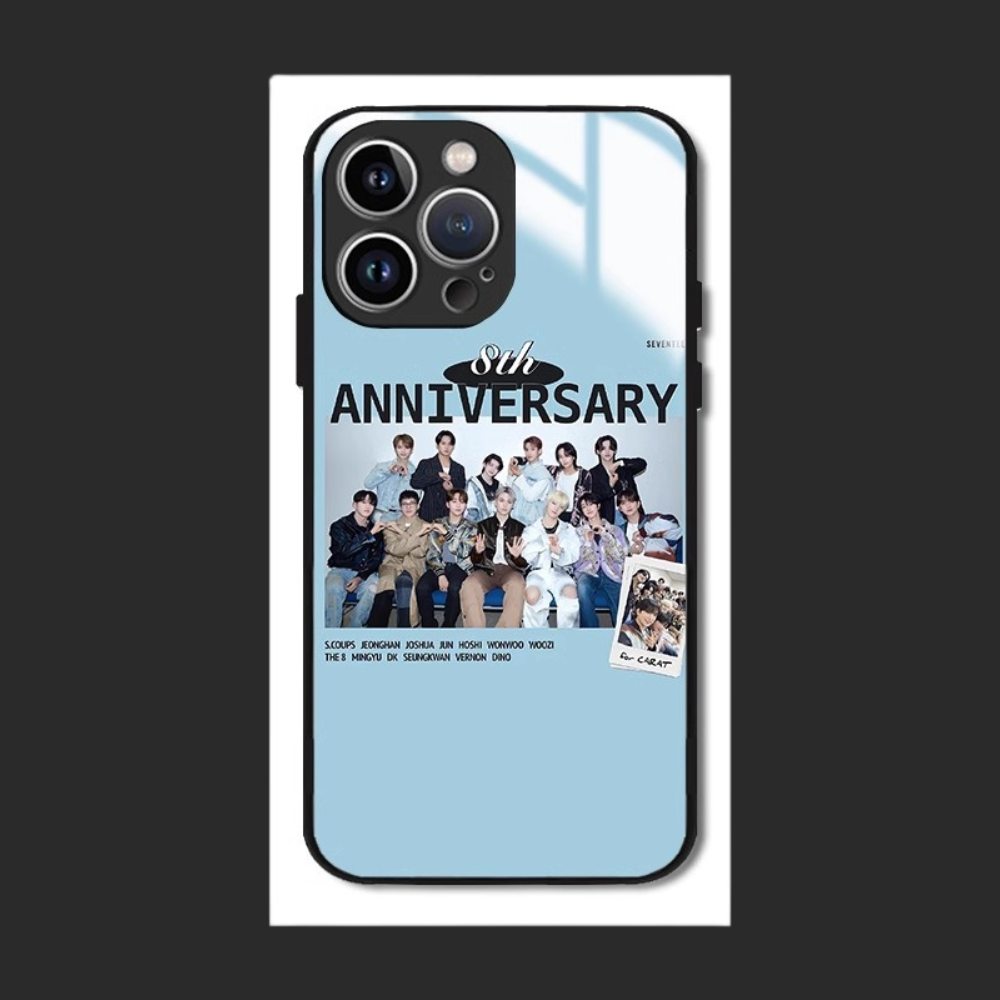 Seventeen新款高清全包防摔玻璃殼