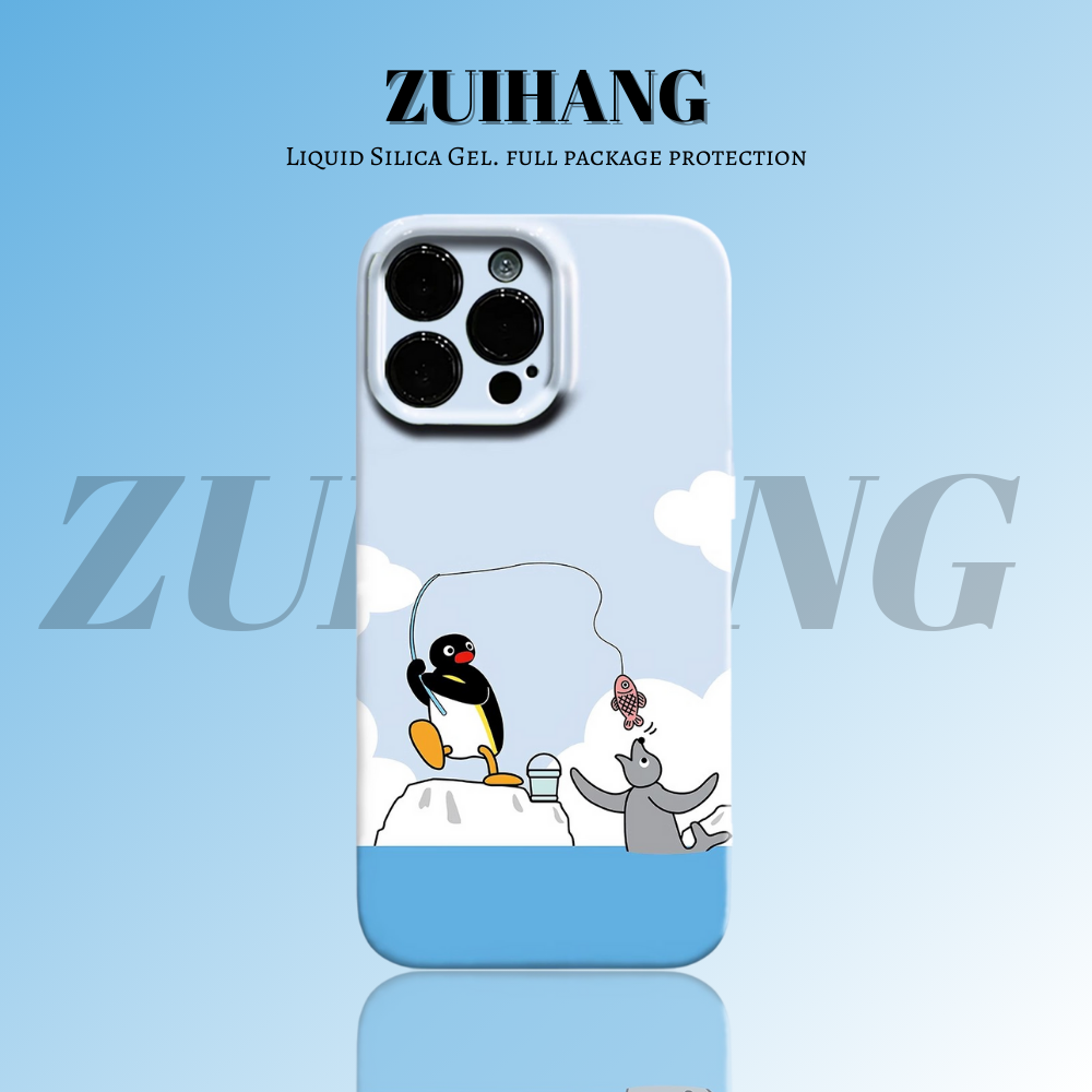 Pingu液態矽膠全包防摔軟殼
