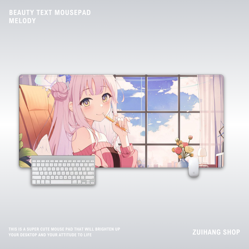 蔚藍檔案電競超大遊戲加厚防滑鼠標墊