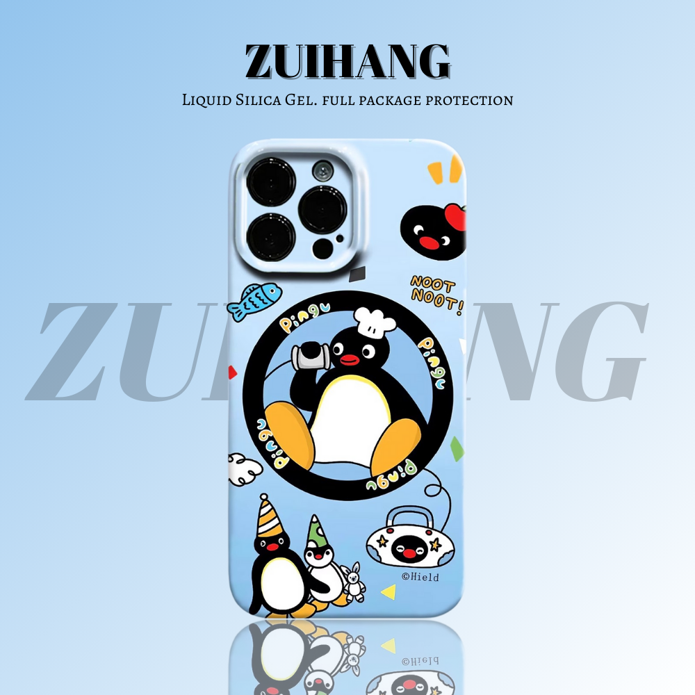 Pingu液態矽膠全包防摔軟殼