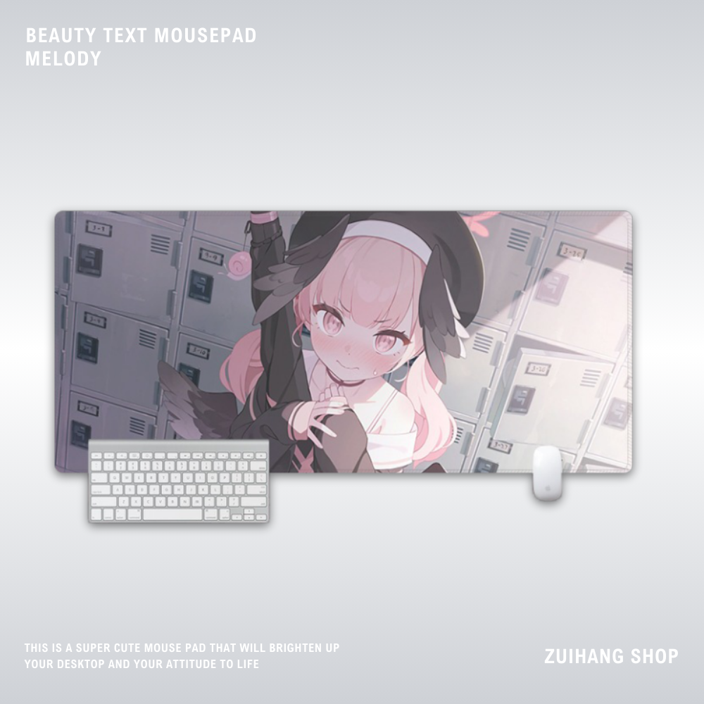 蔚藍檔案電競超大遊戲加厚防滑鼠標墊