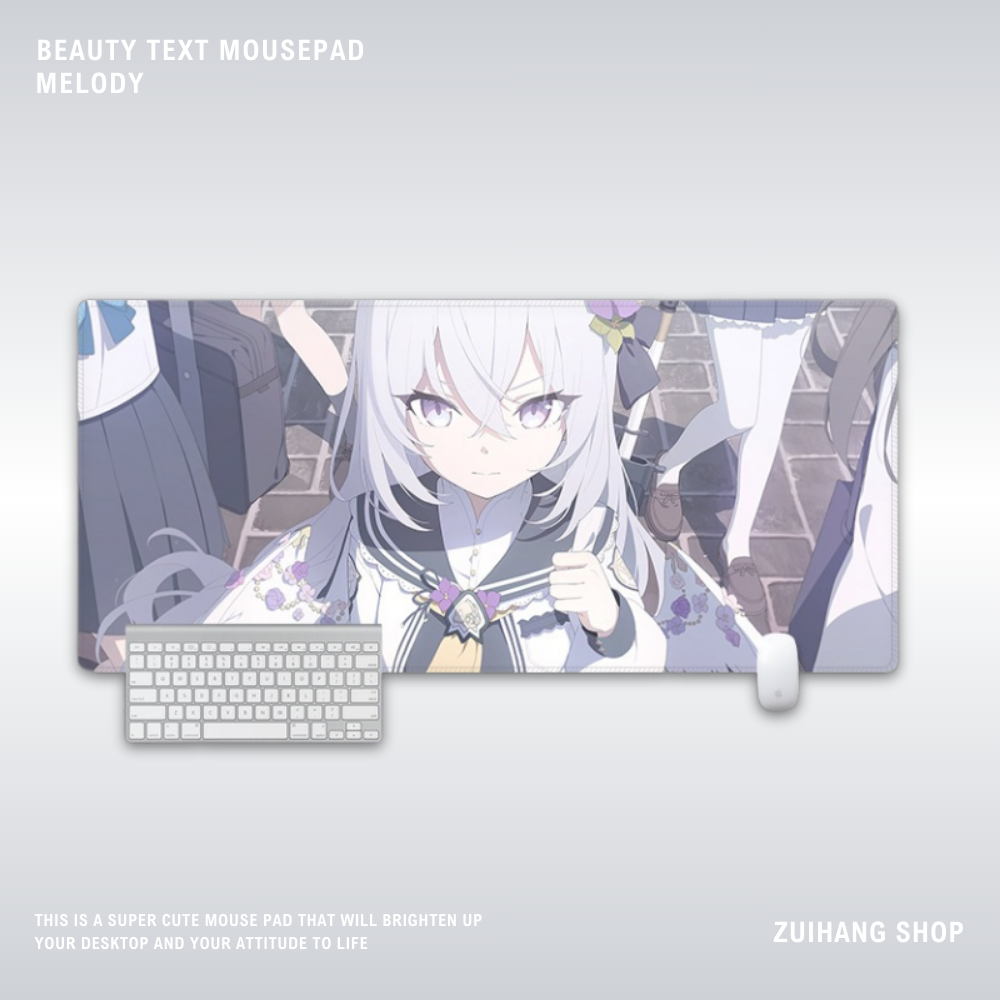 蔚藍檔案電競超大遊戲加厚防滑鼠標墊