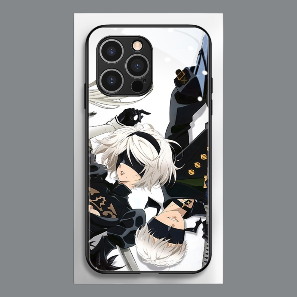 尼爾機械紀元新款高清全包防摔玻璃殼