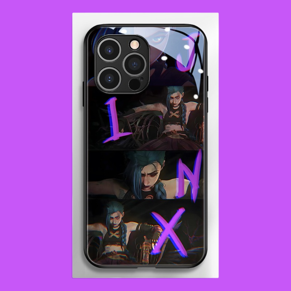 英雄聯盟新款高清全包防摔玻璃殼