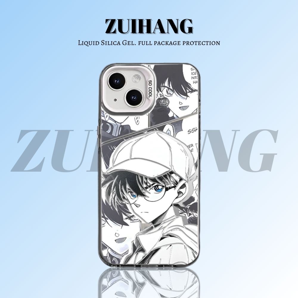 【大集合3.0】動漫彩銀線條漸變防摔手機殼