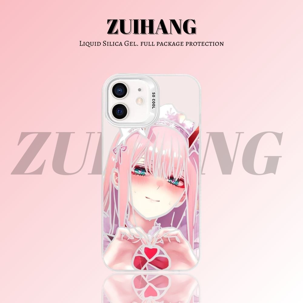 【大集合2.0】動漫彩銀線條漸變防摔手機殼