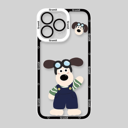 Gromit掌門狗天使眼透明防摔軟殼