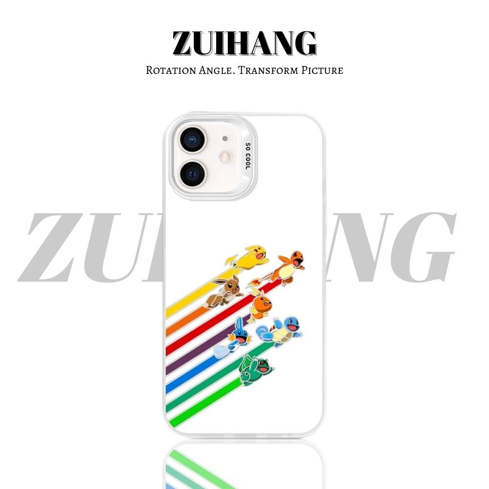 【大集合3.0】動漫彩銀線條漸變防摔手機殼