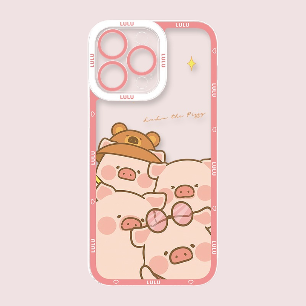 罐頭豬LuLu天使眼透明防摔軟殼-ZUIHANG SHOP