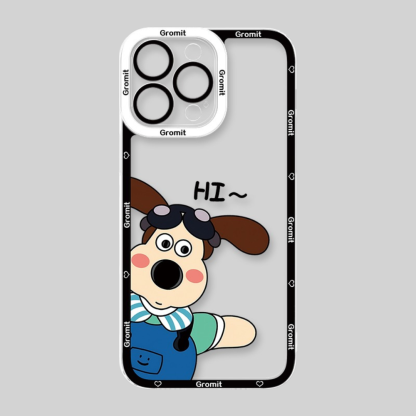 Gromit掌門狗天使眼透明防摔軟殼