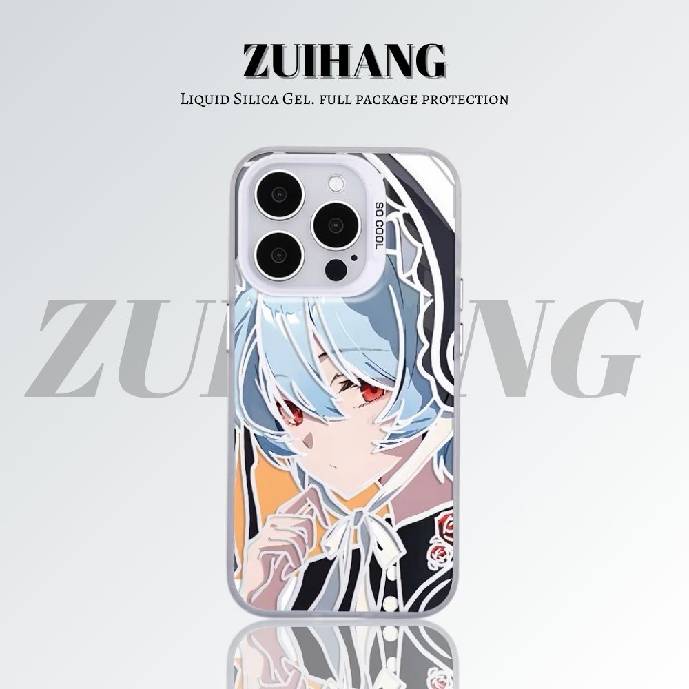 【大集合1.0】動漫彩銀線條漸變防摔手機殼