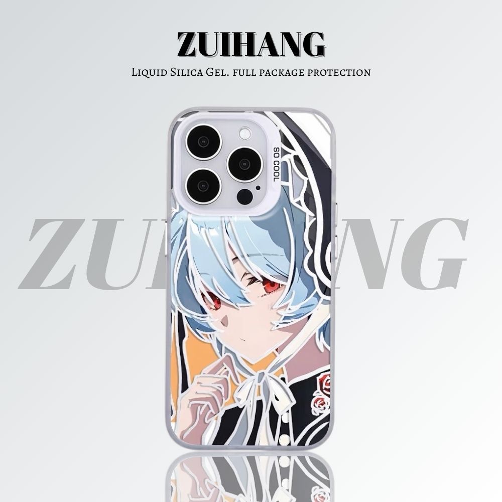 【大集合1.0】動漫彩銀線條漸變防摔手機殼