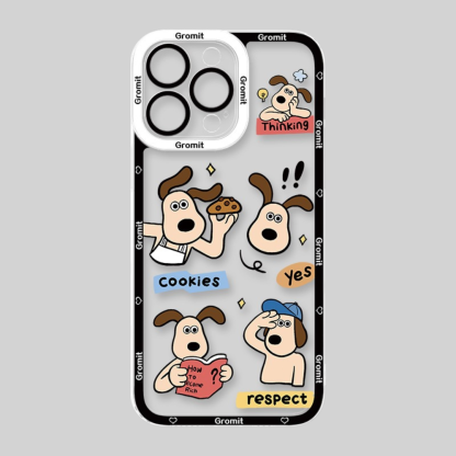 Gromit掌門狗天使眼透明防摔軟殼