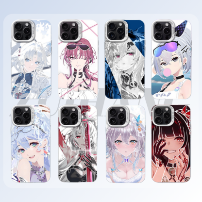 崩壞:星穹鐵道彩銀線條漸變防摔手機殼