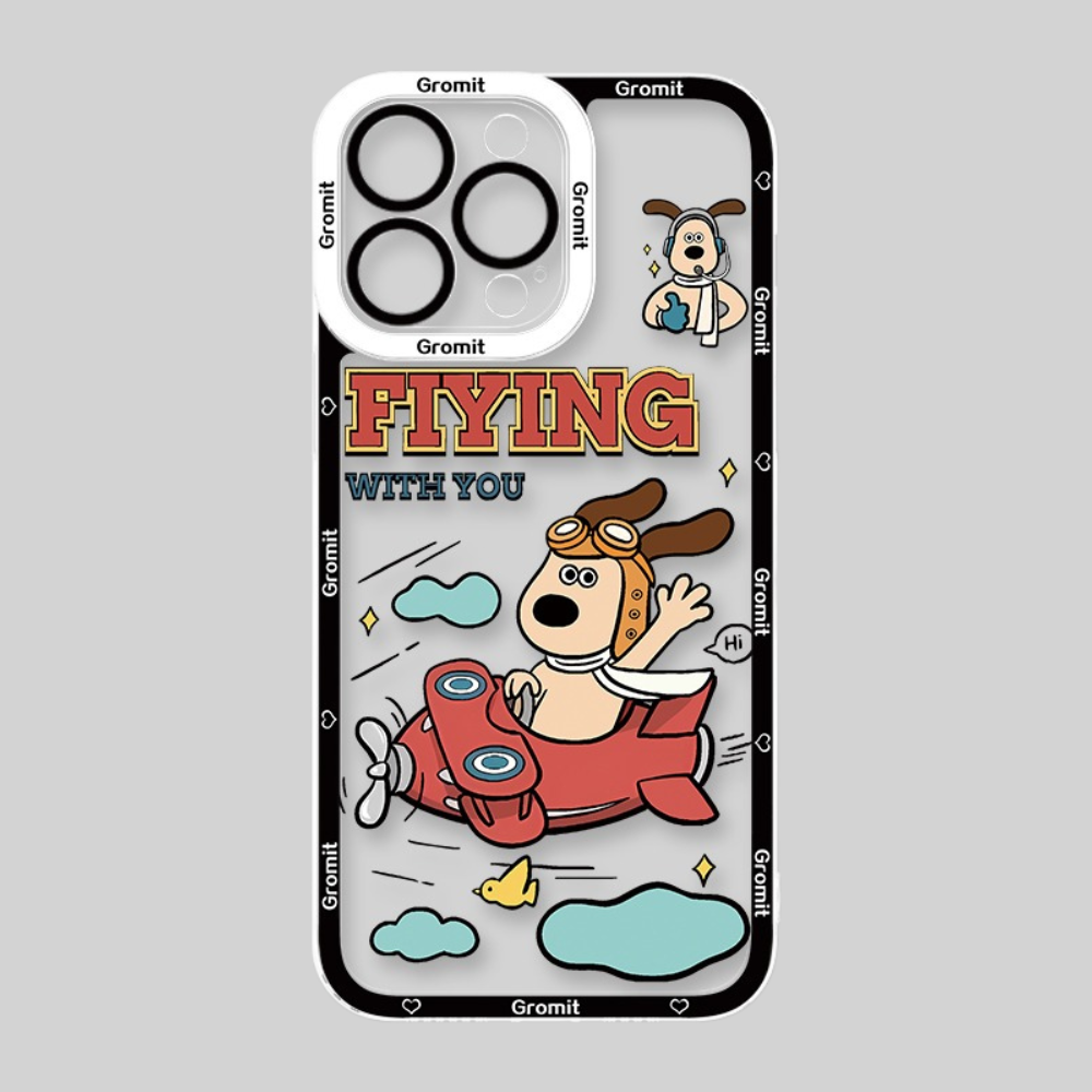 Gromit掌門狗天使眼透明防摔軟殼