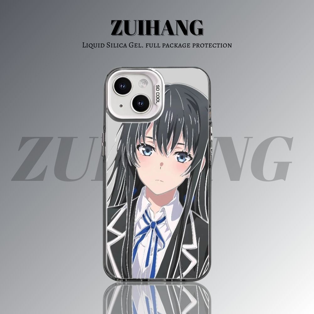 【大集合3.0】動漫彩銀線條漸變防摔手機殼