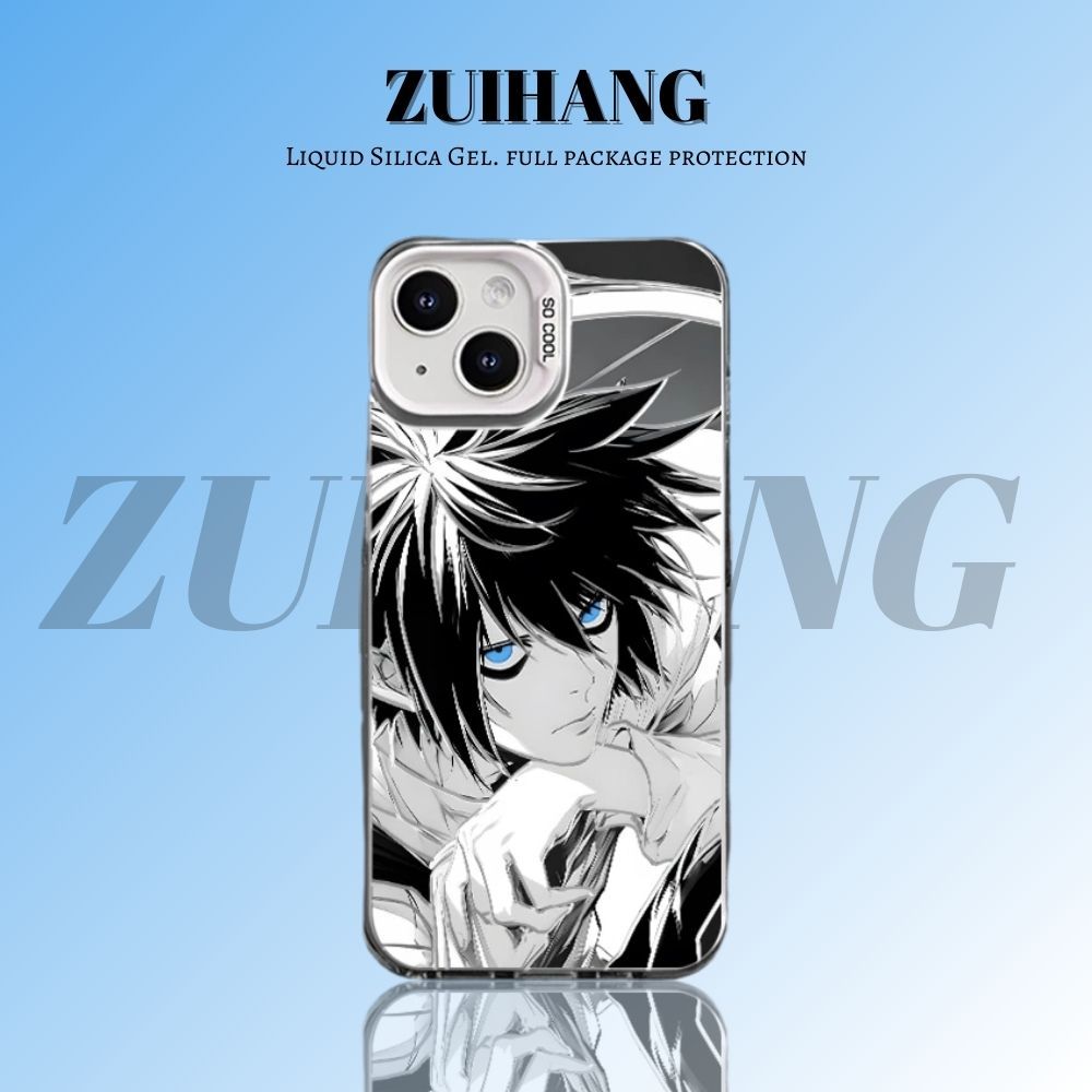 【大集合3.0】動漫彩銀線條漸變防摔手機殼