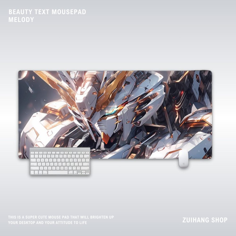 機動戰士鋼彈電競超大遊戲加厚防滑鼠標墊