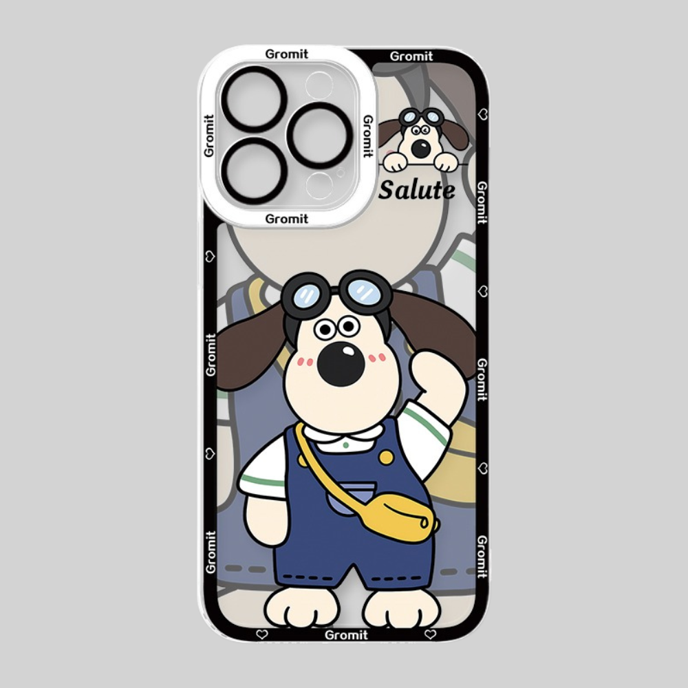 Gromit掌門狗天使眼透明防摔軟殼