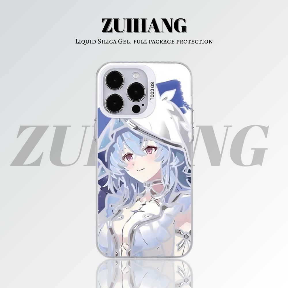 【大集合1.0】動漫彩銀線條漸變防摔手機殼