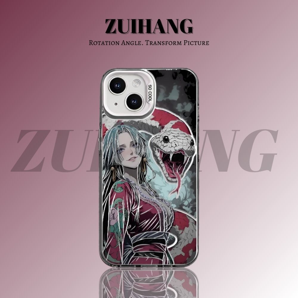 【大集合2.0】動漫彩銀線條漸變防摔手機殼