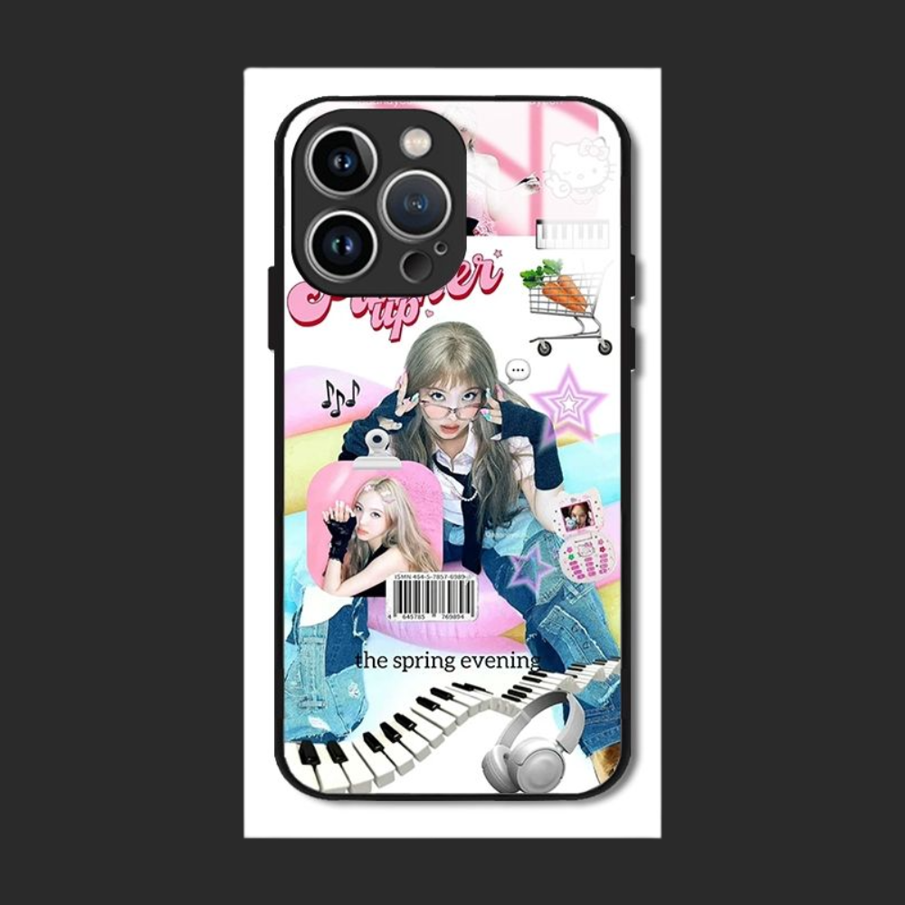 kpop新款高清全包防摔玻璃殼