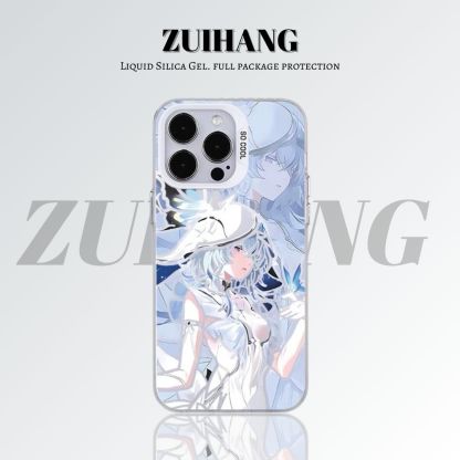 【大集合1.0】動漫彩銀線條漸變防摔手機殼